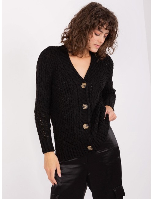 Sweter rozpinany z wełną