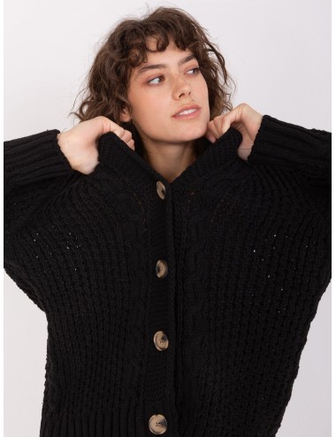 Sweter rozpinany z wełną