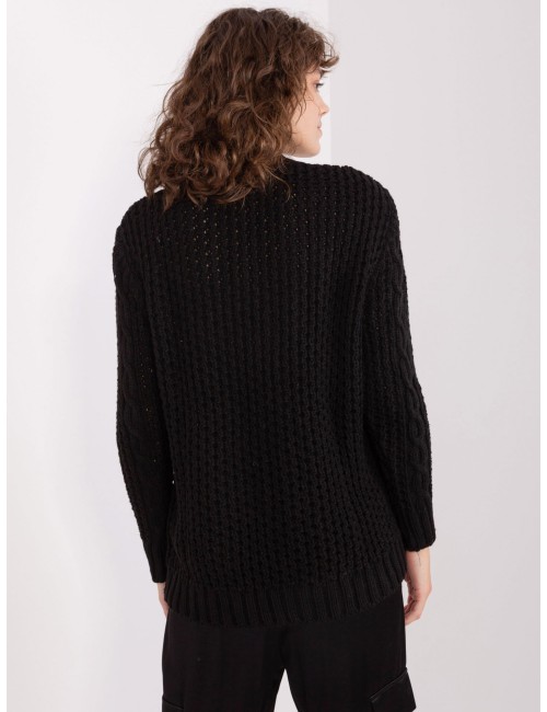 Sweter rozpinany z wełną