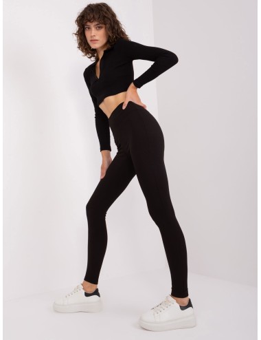 Legginsy basic z wysokim stanem RUE PARIS