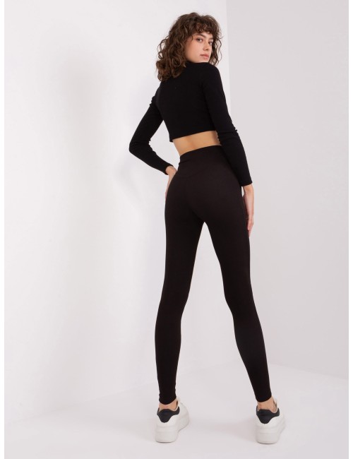 Legginsy basic z wysokim stanem RUE PARIS