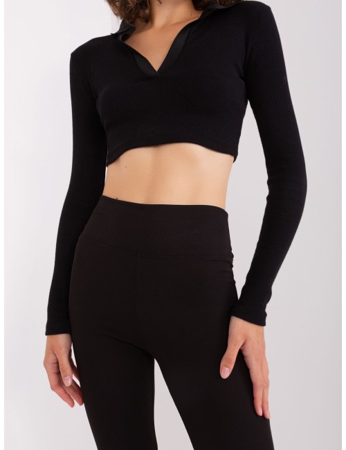 Legginsy basic z wysokim stanem RUE PARIS