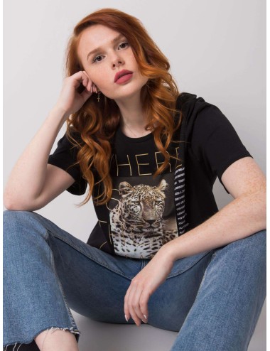 T-shirt z nadrukiem zwierzęcym
