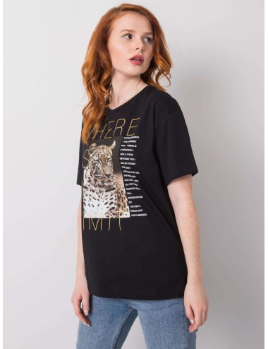 T-shirt z nadrukiem zwierzęcym