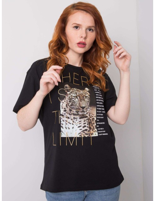 T-shirt z nadrukiem zwierzęcym