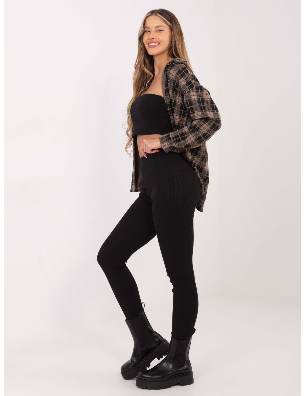 Damskie legginsy z bawełny RUE PARIS