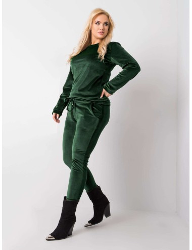Komplet welurowy plus size