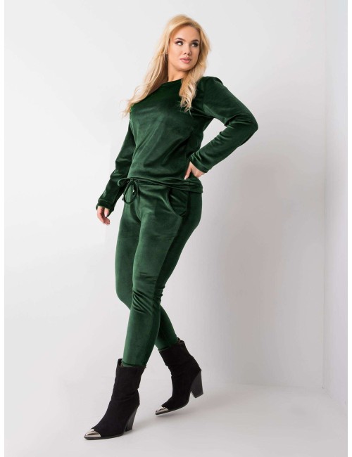 Komplet welurowy plus size