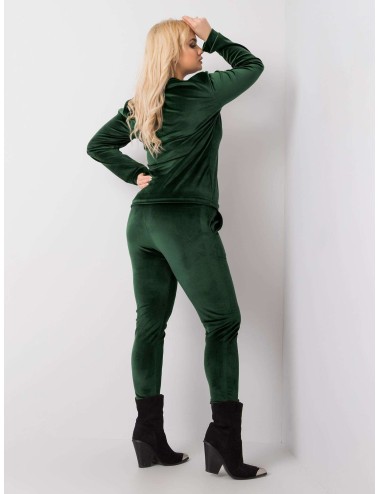 Komplet welurowy plus size