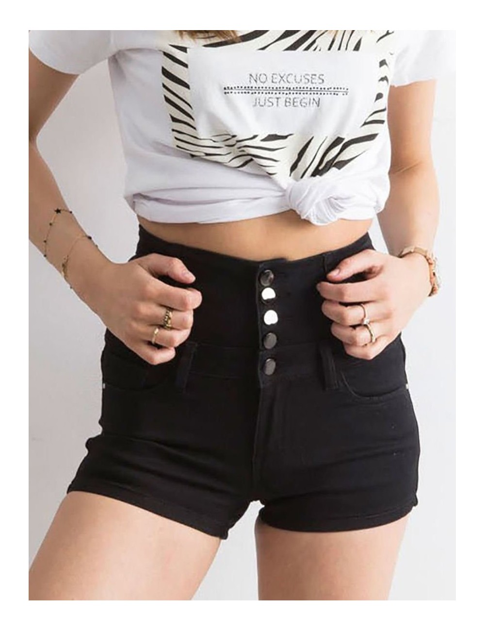 Szorty high waist
