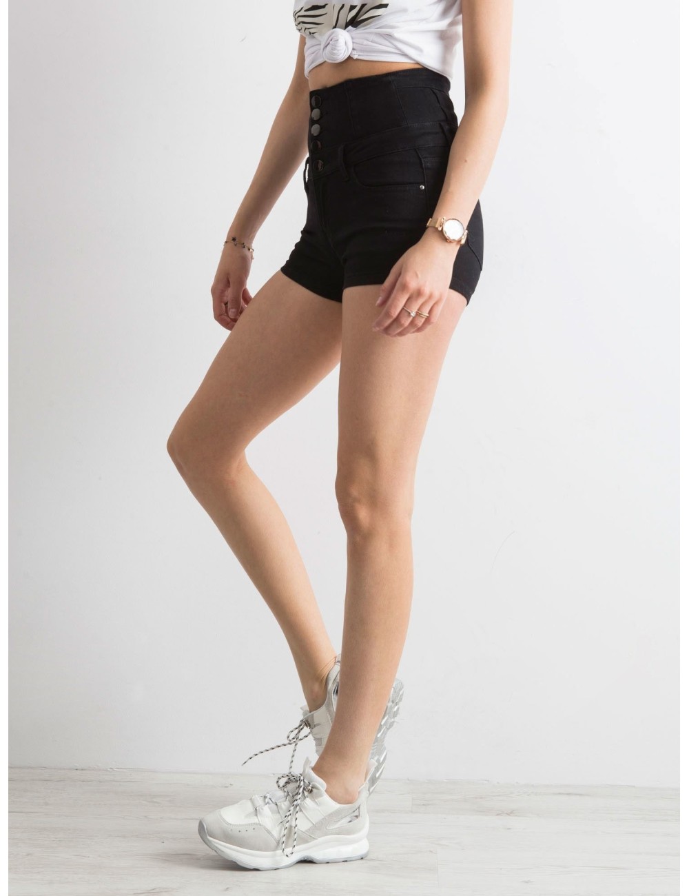Szorty high waist