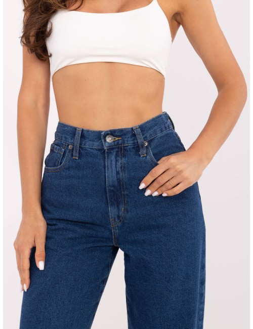 Spodnie jeans-RO-SP-2503.64-ciemny niebieski