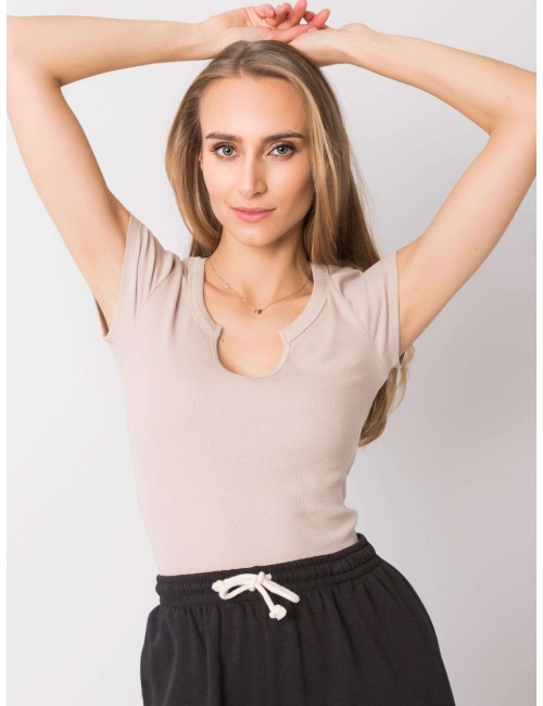 OCH BELLA t-shirt prążkowany