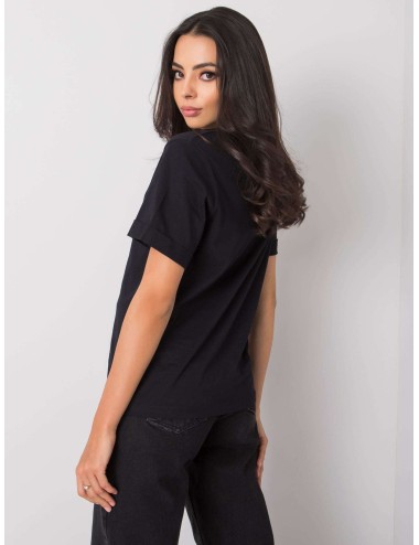 T-shirt damski z haftem