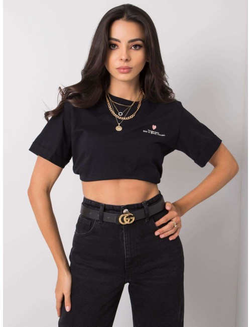 T-shirt damski z haftem