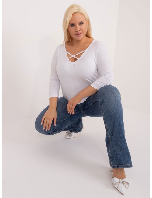 Wiskozowa bluzka plus size
