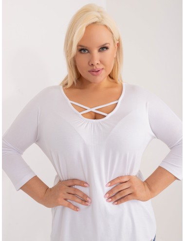 Wiskozowa bluzka plus size