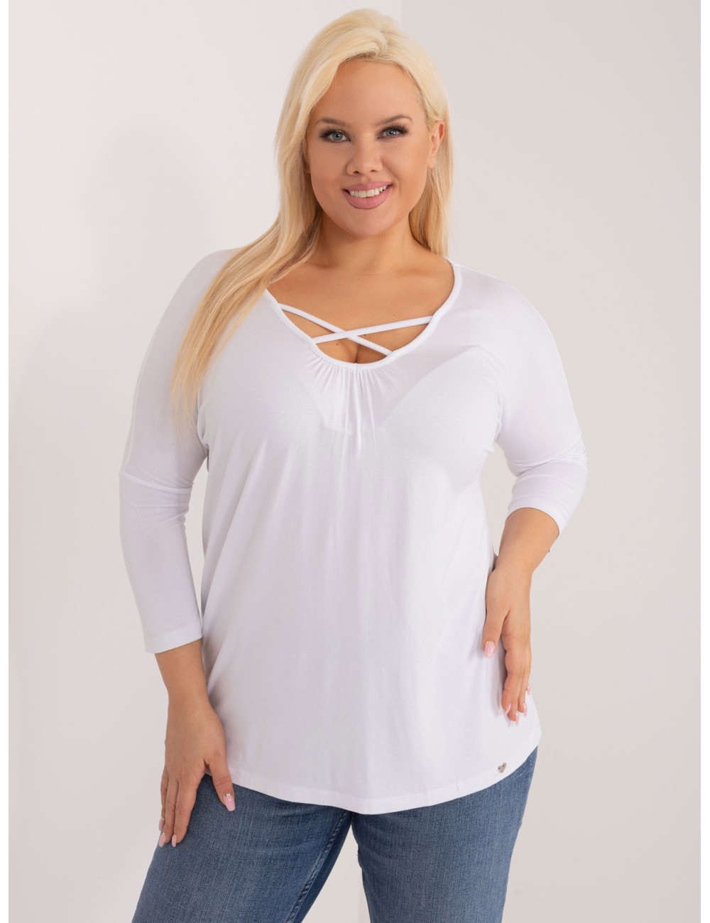 Wiskozowa bluzka plus size