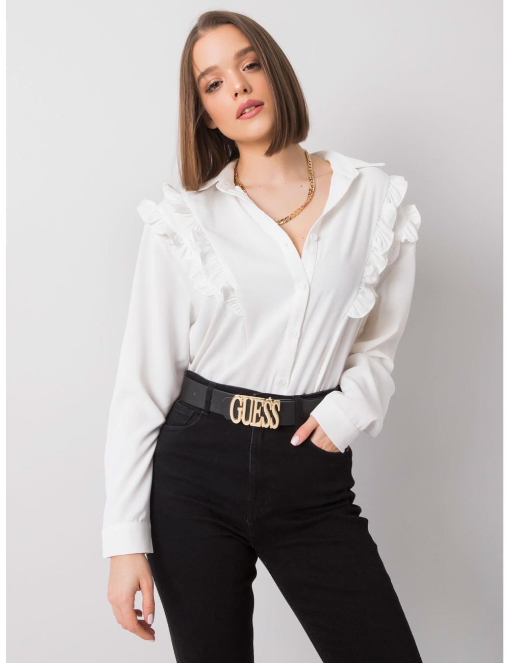 OCH BELLA koszula z falbanami