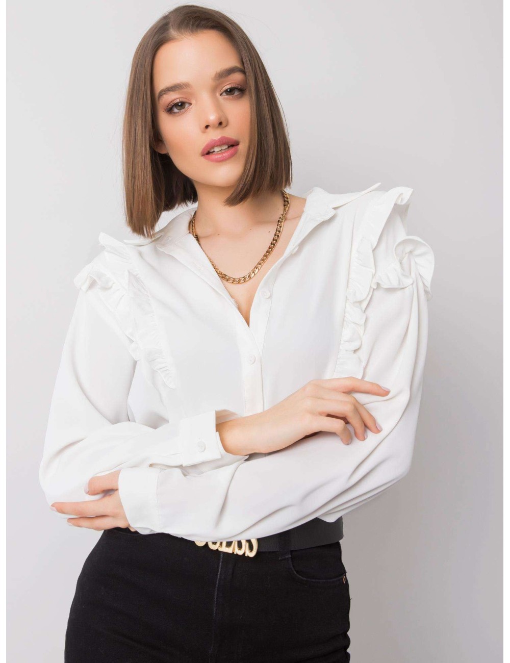 OCH BELLA koszula z falbanami