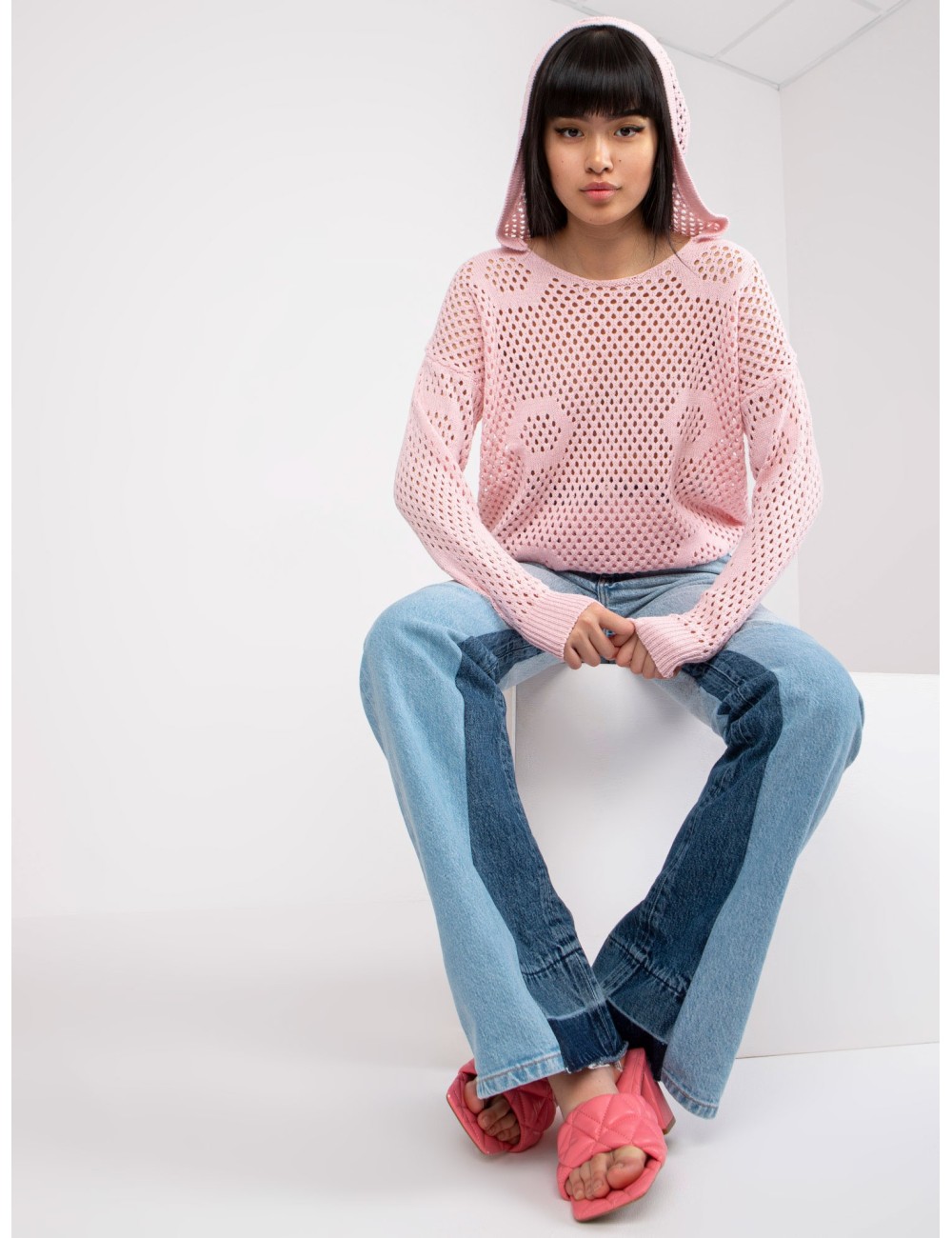 Sweter-LC-SW-0237.26P-jasny różowy