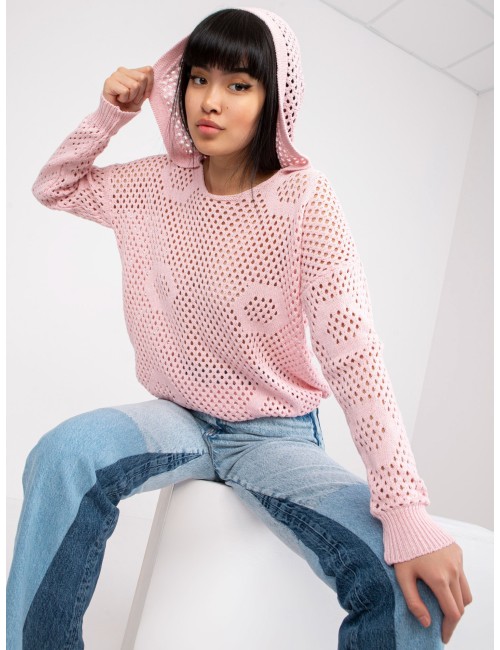 Sweter-LC-SW-0237.26P-jasny różowy