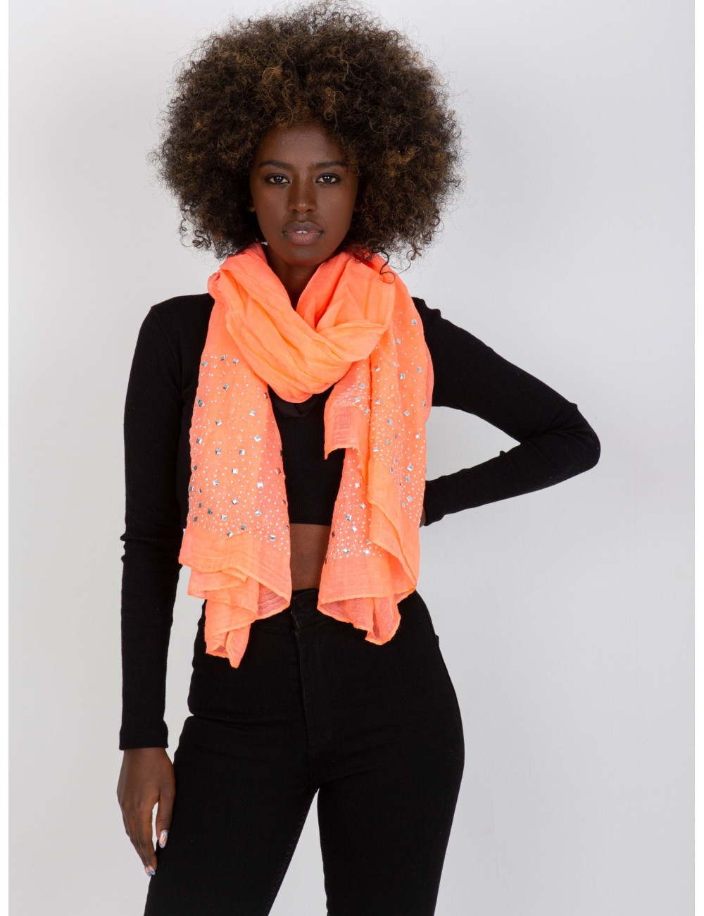 Chustka-AT-CH-LA12813-fluo żółty