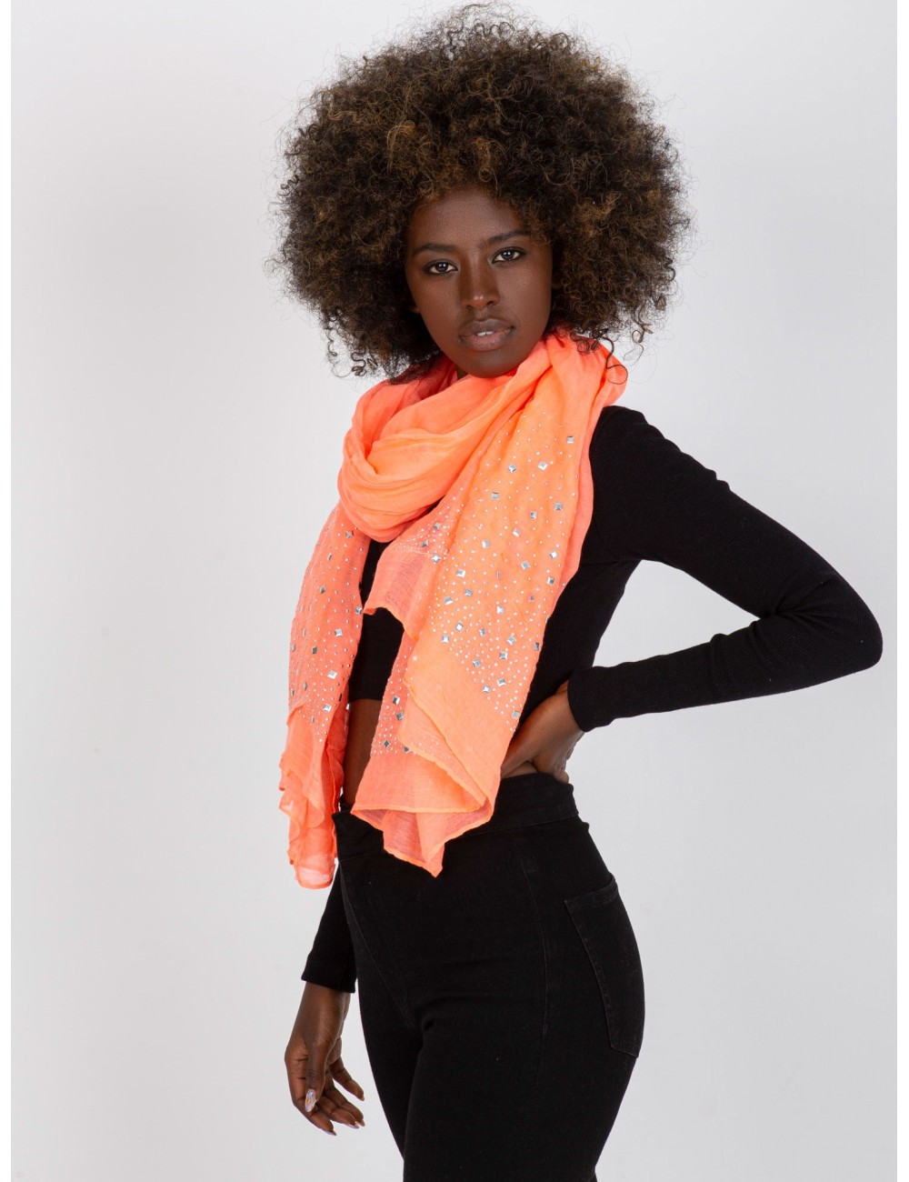 Chustka-AT-CH-LA12813-fluo żółty
