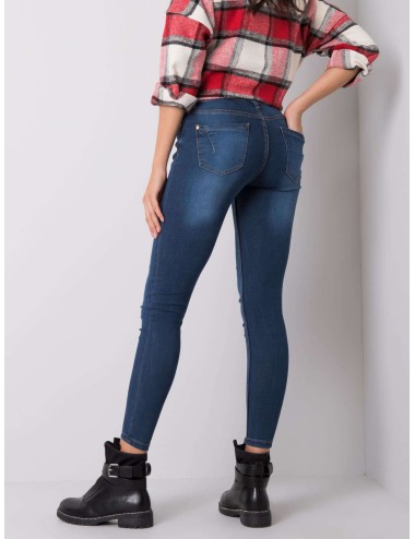 SUBLEVEL Niebieskie jeansowe rurki