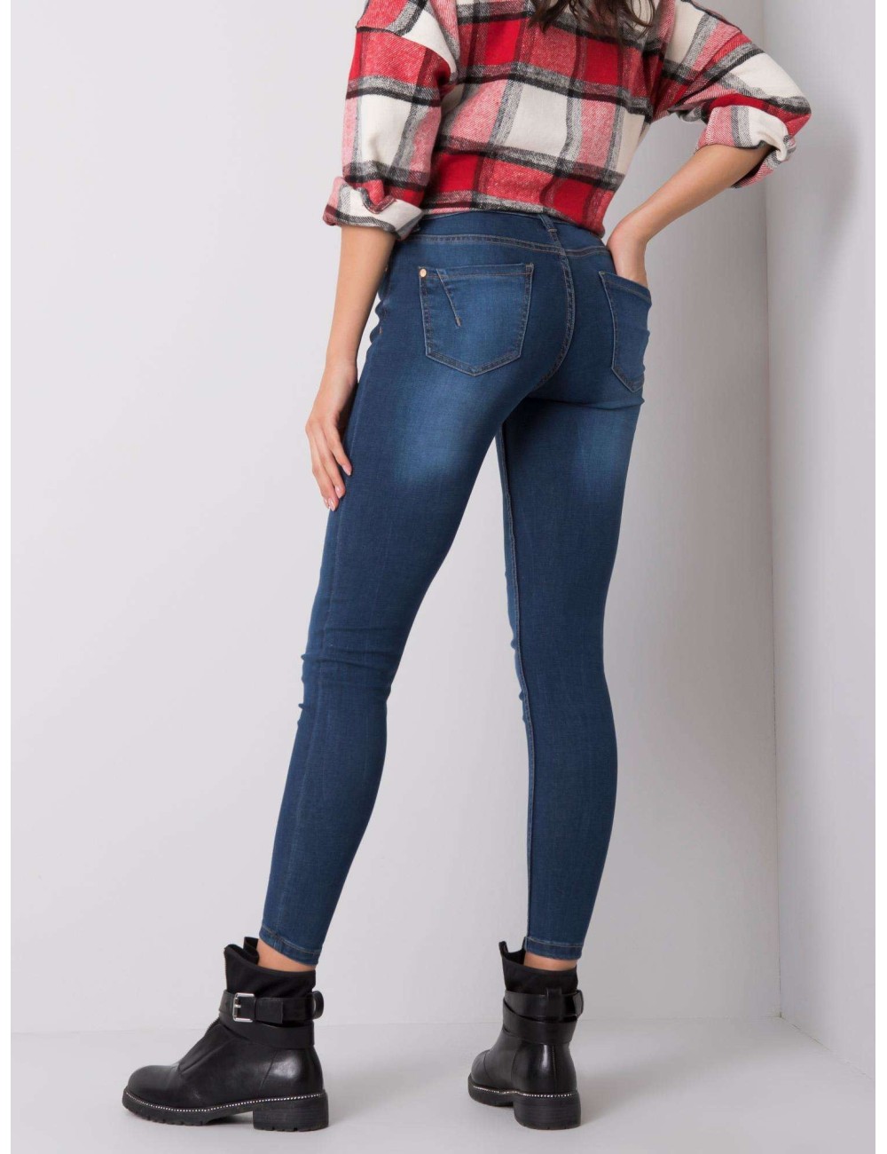 SUBLEVEL Niebieskie jeansowe rurki