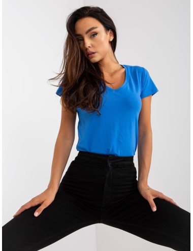 Damski t-shirt basic z bawełny