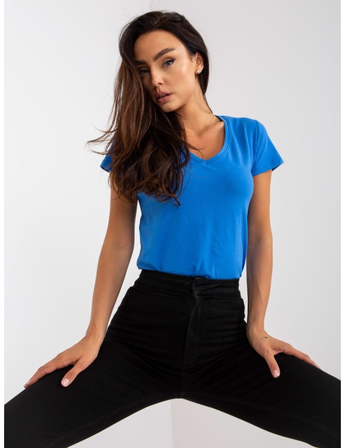 Damski t-shirt basic z bawełny