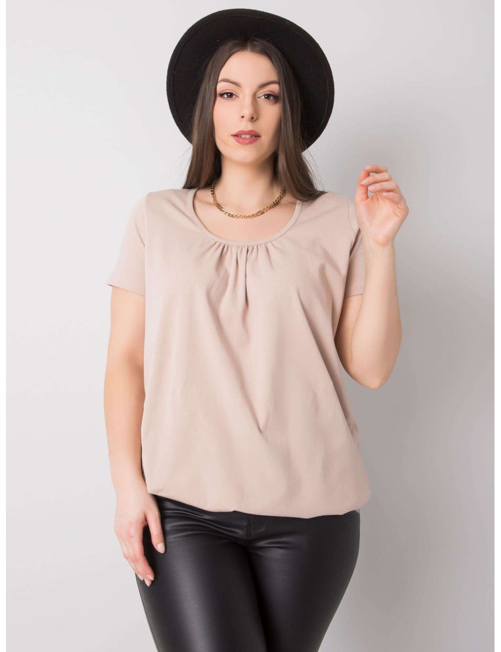 Bawełniana bluzka plus size