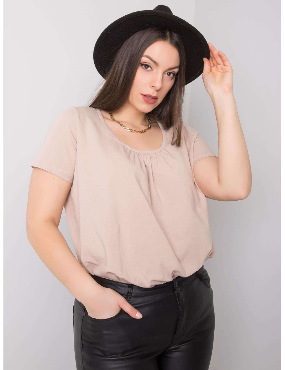 Bawełniana bluzka plus size