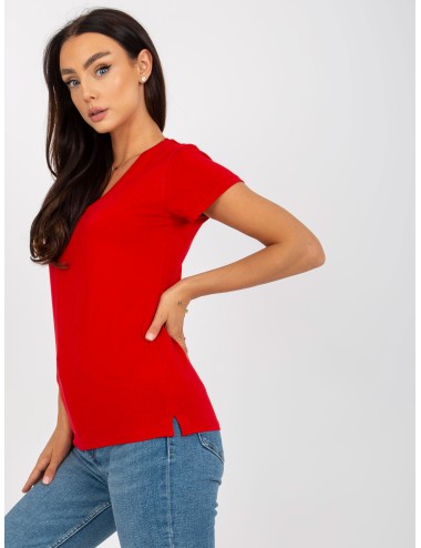 Damski t-shirt basic z krótkim rękawem