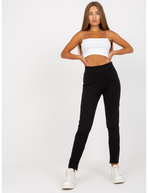Legginsy basic z rozcięciem RUE PARIS