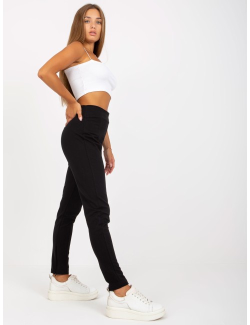 Legginsy basic z rozcięciem RUE PARIS