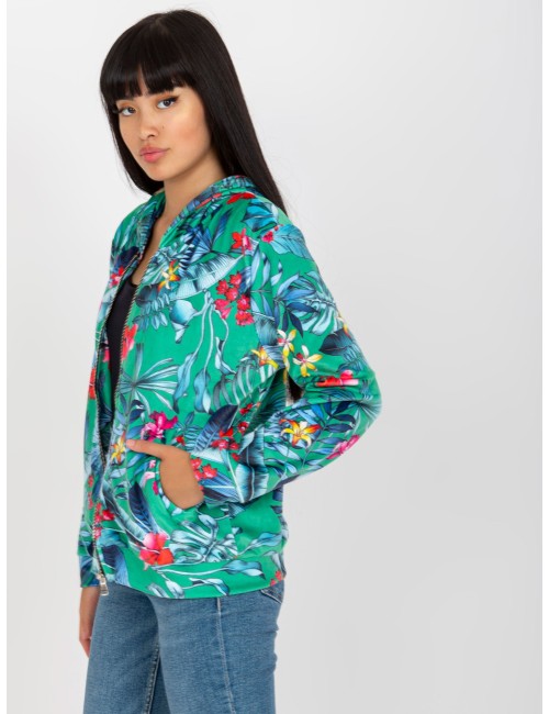Welurowa bluza z nadrukiem RUE PARIS