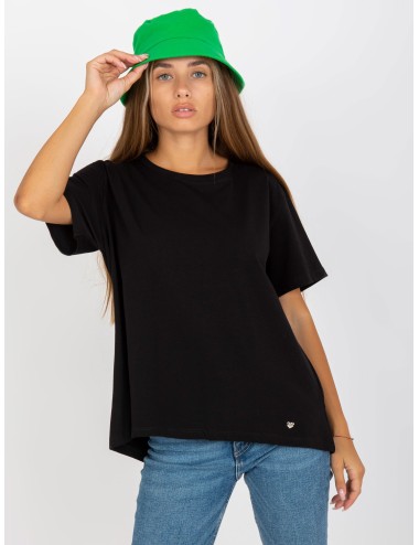 Asymetryczny t-shirt basic z bawełny