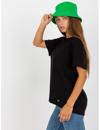 Asymetryczny t-shirt basic z bawełny