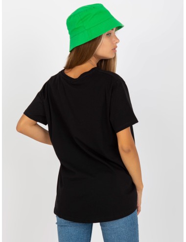 Asymetryczny t-shirt basic z bawełny