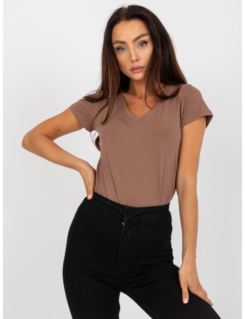 Damski t-shirt basic z bawełny