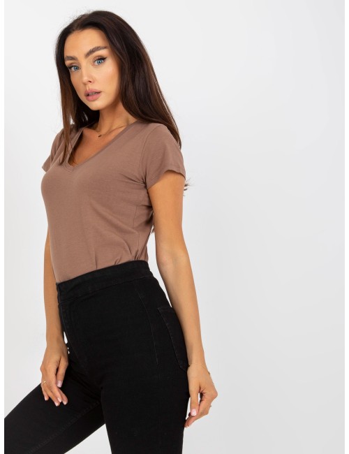 Damski t-shirt basic z bawełny