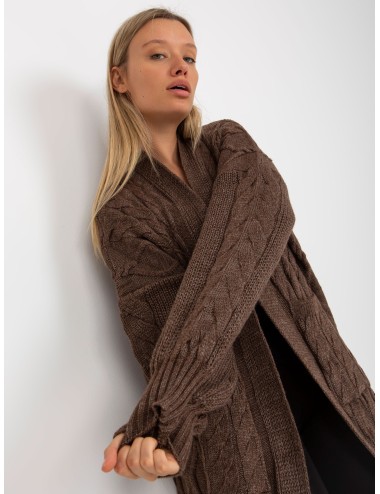 Maxi kardigan z kieszeniami RUE PARIS