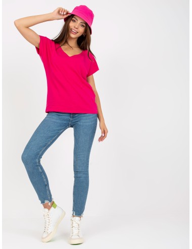 Damski t-shirt basic z bawełny