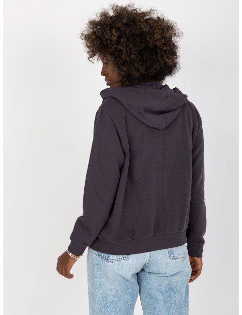 Rozpinana bluza basic z kapturem