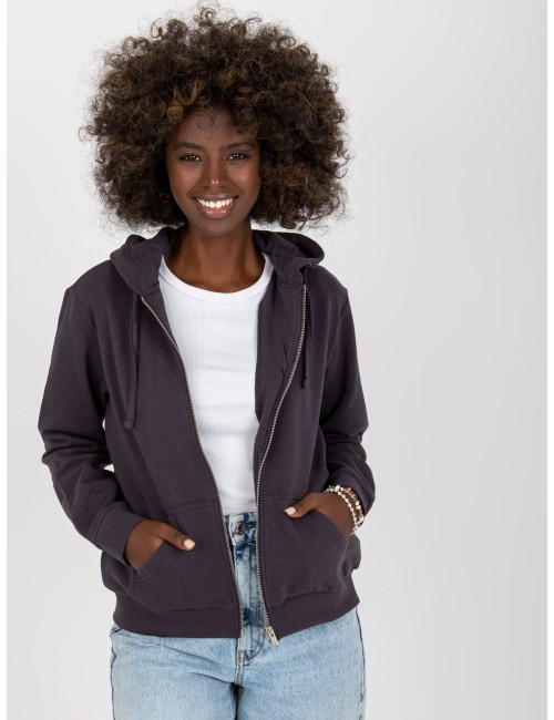 Rozpinana bluza basic z kapturem