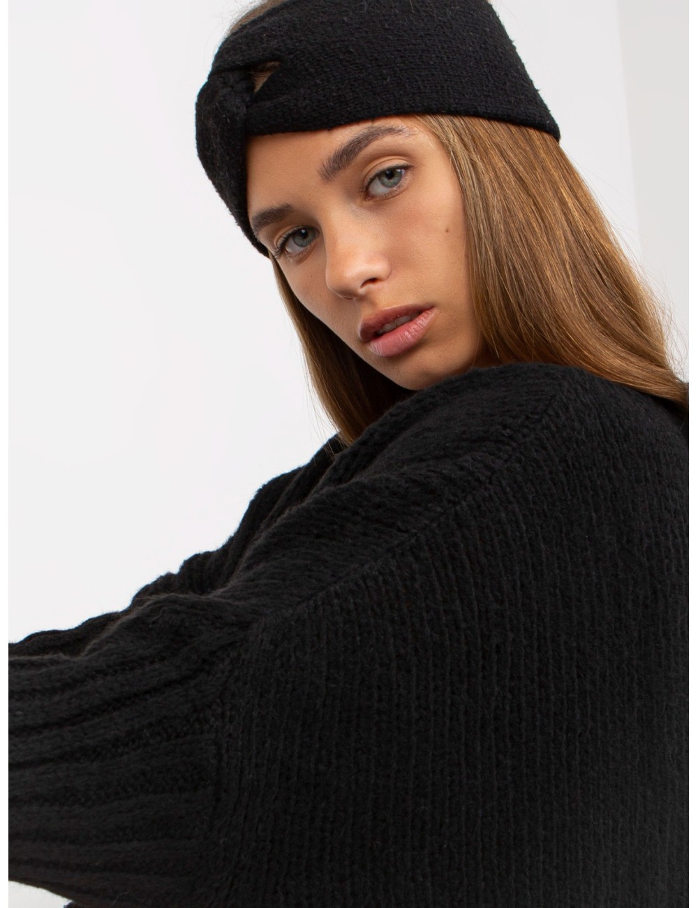 Sweter oversize z dodatkiem wełny OCH BELLA
