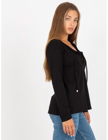Bluzka basic z długim rękawem RUE PARIS
