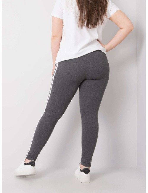 Melanżowe legginsy plus size